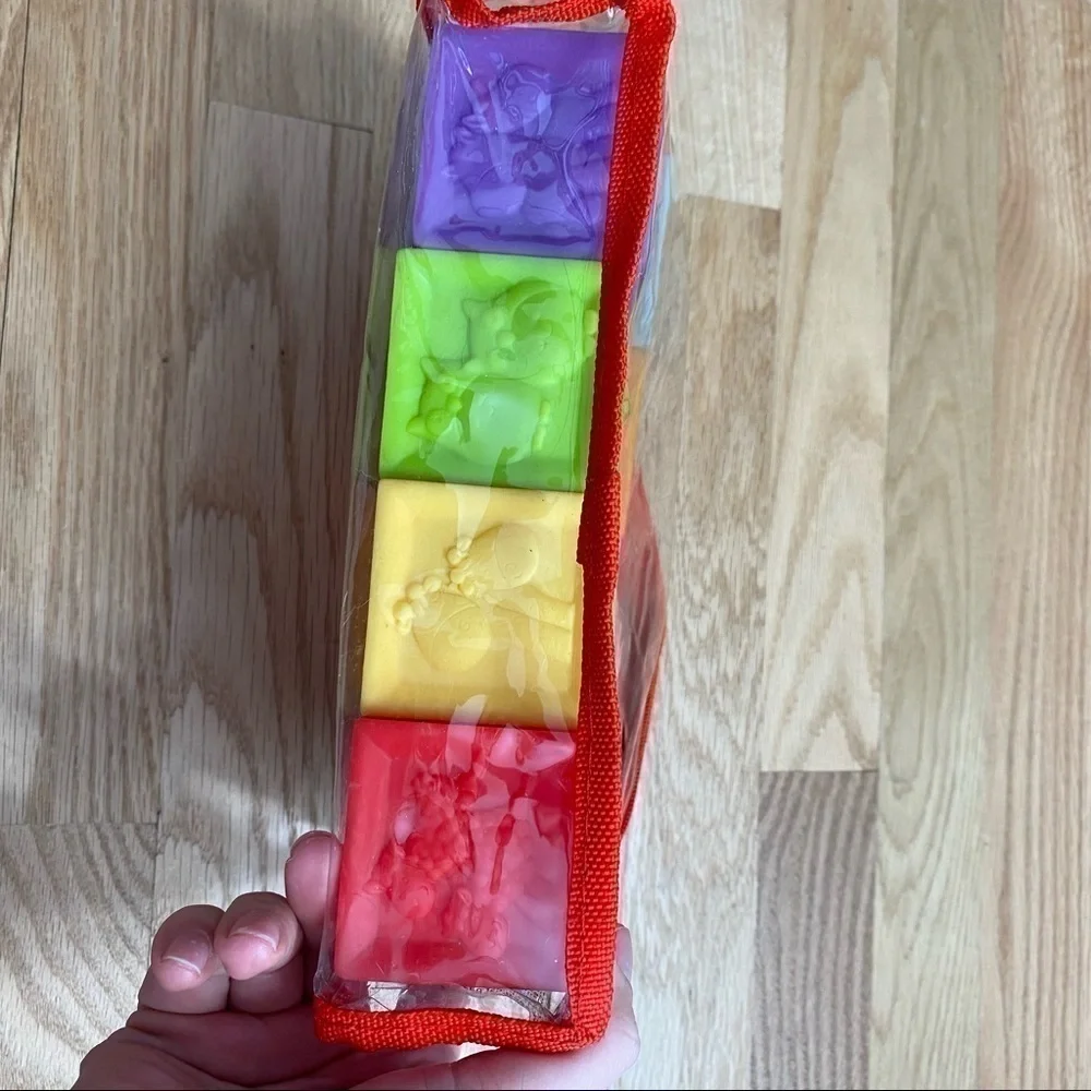 Infantino Number Blocks Colorful Kids Toys Carrying Case